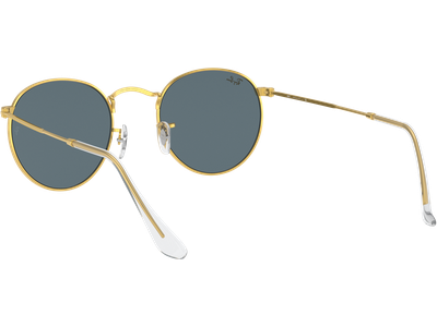 Ray-Ban Sonnenbrille Herren Ray-Ban Round Metal RB3447 9196R5 Gold/Blau Ansicht 5