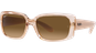 Ray-Ban RB4389 6644M2 55-17, Glänzendes Braun transparent