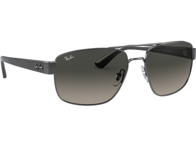 Ray-Ban Sonnenbrille Herren Ray-Ban RB3663 Glänzend Gunmetall / Verlauf Grau 004/71 60 Ansicht 4