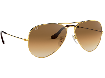 Ray-Ban Sonnenbrille Unisex Ray-Ban Aviator Gradient RB3025 Glänzend Gold / Verlauf Hellbraun 001/51 58 - MEDIUM Ansicht 4