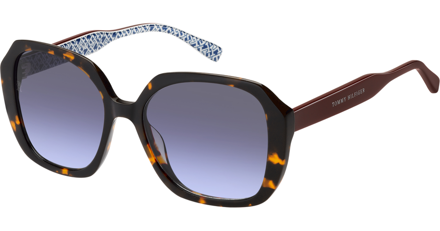 Tommy Hilfiger Sonnenbrille Damen Tommy Hilfiger TH 2105/S 54 havanna Ansicht 1