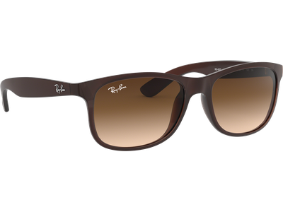 Ray-Ban Sonnenbrille Herren Ray-Ban RB4202 Andy Matt Schwarz / Braun 606971 55 Ansicht 5