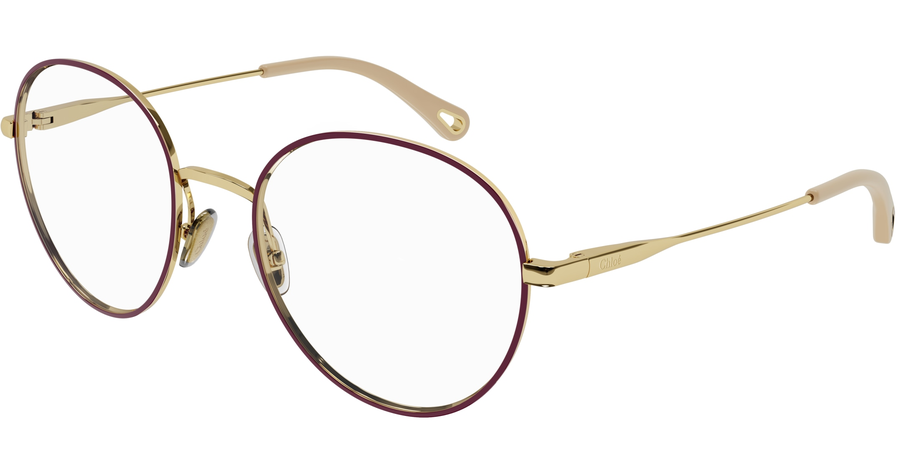 Chloé Brille Damen Chloé CH0021O BURGUNDY Ansicht 1