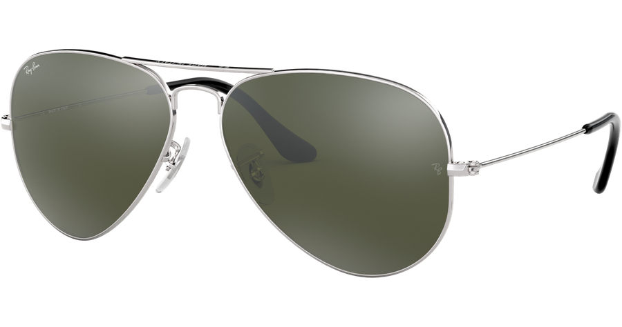 Ray-Ban Sonnenbrille Unisex Ray-Ban Aviator Mirror RB3025 003/40 Silber / Silber verspiegelt 62 - LARGE Ansicht 1